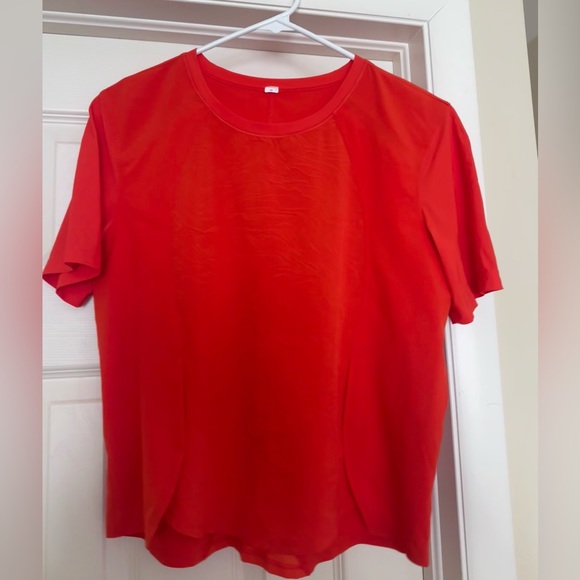 lululemon athletica Tops - Lululemon Orange Workout Tee